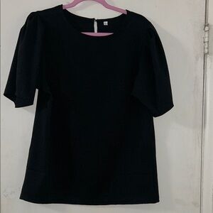 Elegant Black Women's Top